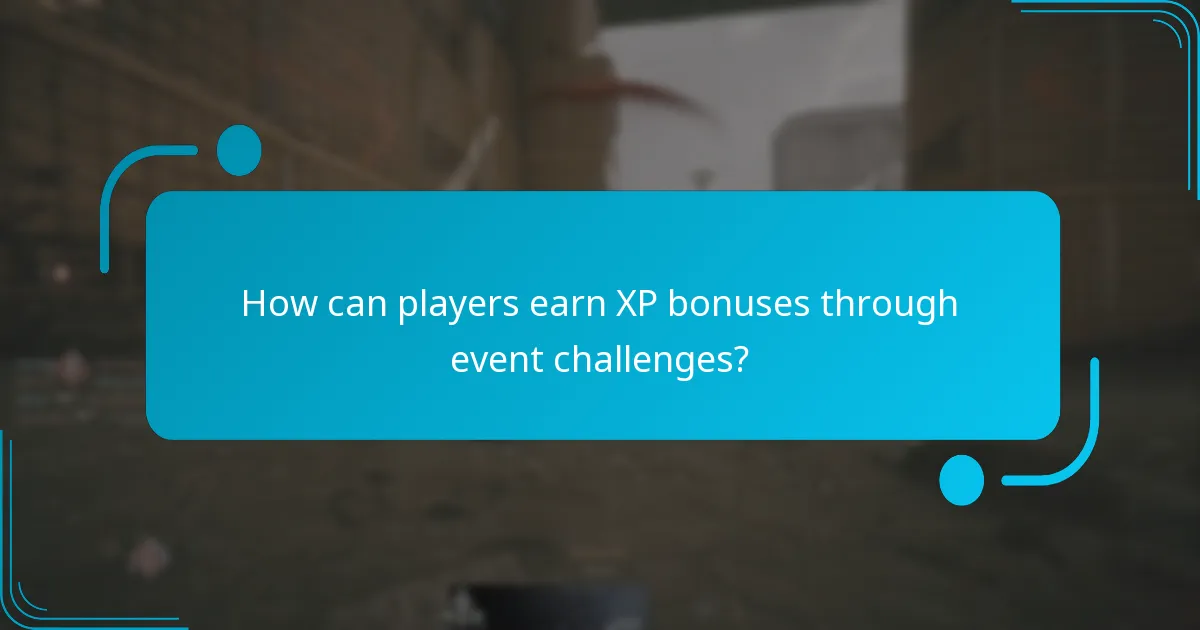 How can players earn XP bonuses through event challenges?