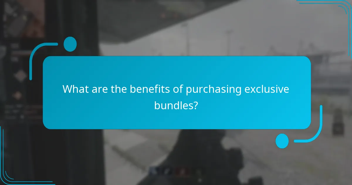 What are the benefits of purchasing exclusive bundles?